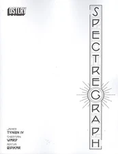 SPECTREGRAPH #1 COVER G BLANK SKETCH VARIANT VF/NM DSTLRY HOHC 2024
