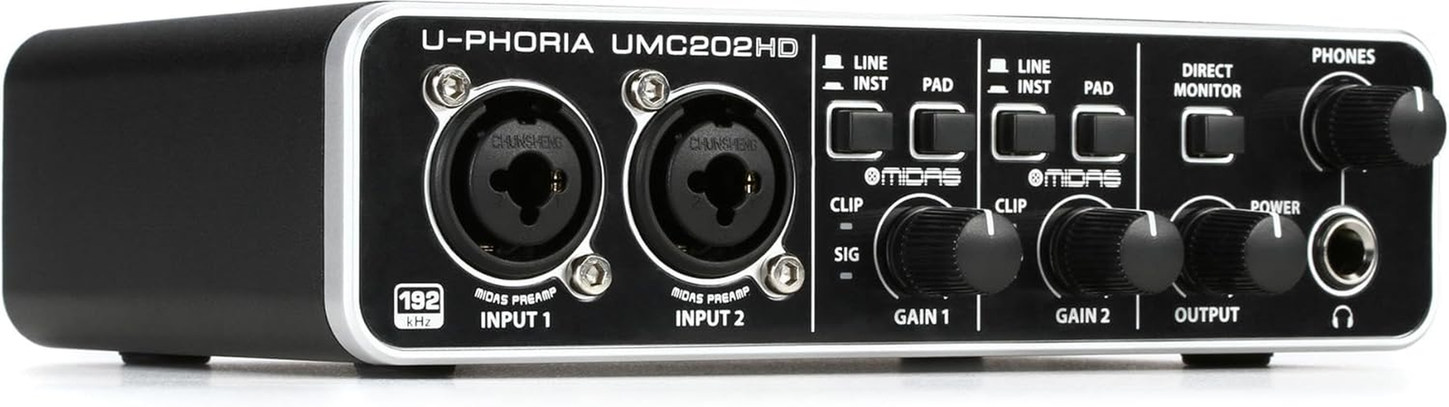 Behringer UMC202HD USB Audio Interface for Studio Recording