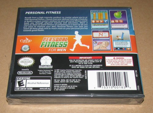 Fitness Personal para Hombre (Nintendo DS) Nuevo/Envío Rápido - Imagen 2 de 2