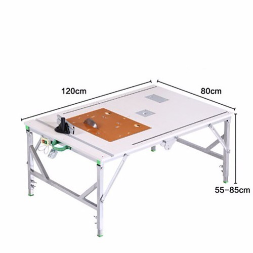 Multifunc Woodworking Table Saw Upside Down Sliding Table Saw Folding Lifting - Picture 2 of 6