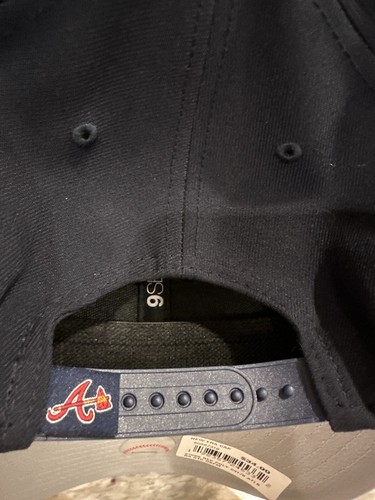 Men's New Era Navy Atlanta Braves Player Replica 9SEVENTY Adjustable Hat NEW! - Bild 4 von 5