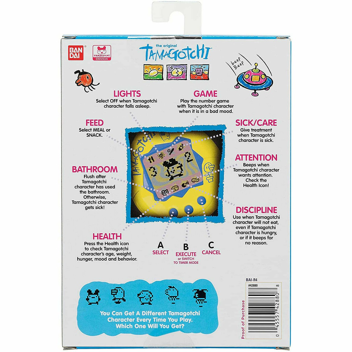 New 2021 Bandai The Original Tamagotchi Gen 2 Virtual