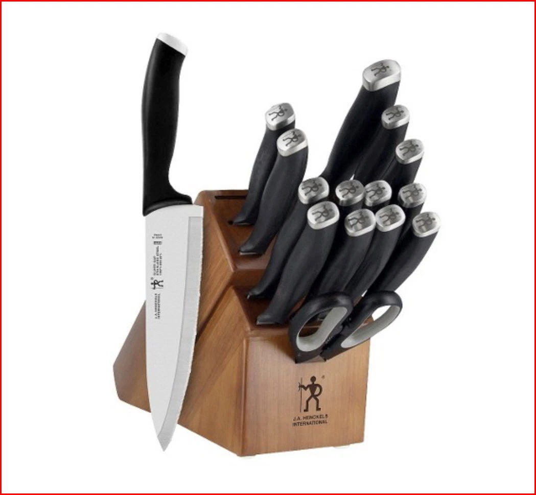 Zwilling J.A. Henckels SILVERCAP KNIFE & BLOCK Set - 16 piece Cutlery 🌟NEW🌟