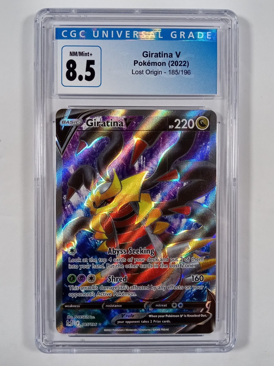 SGC 9.5 Pokemon Lost Origin GIRATINA V Full Art Ultra Rare 185/196