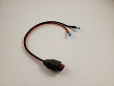 Sermos 12" 30A Assembled Pigtail Lead 12AWG 30Amp, Anderson PowerPole w/ Spades