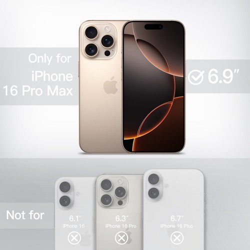 JETech Magnetic Case for iPhone 16 Pro Max 6.9-Inch Compatible with MagSafe - Picture 21 of 43