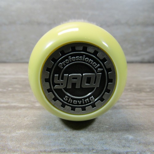 Yaqi Naicha (Milk tea) 26mm Knot Synthetic Hair Wet Shaving Brush - Picture 6 of 24