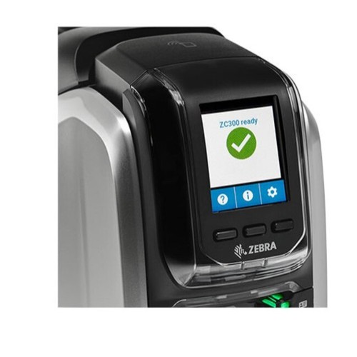 Zebra ZC300 Single Sided Colour Card Printer USB Ethernet - Picture 4 of 5