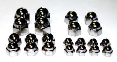 Acorn Nut Set Yamaha RD400 RD350 RD250 RD200 RT1 DT1 DT 6 8mm 10mm 12mm metric
