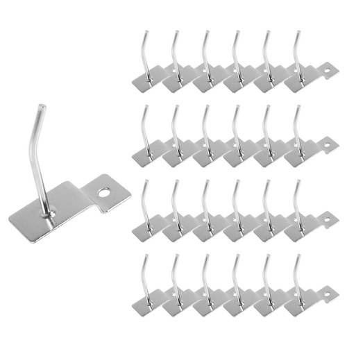 25 x Single Hook Pin Shop Display Fitting Hanger 50mm U7K59247 - Picture 1 of 7