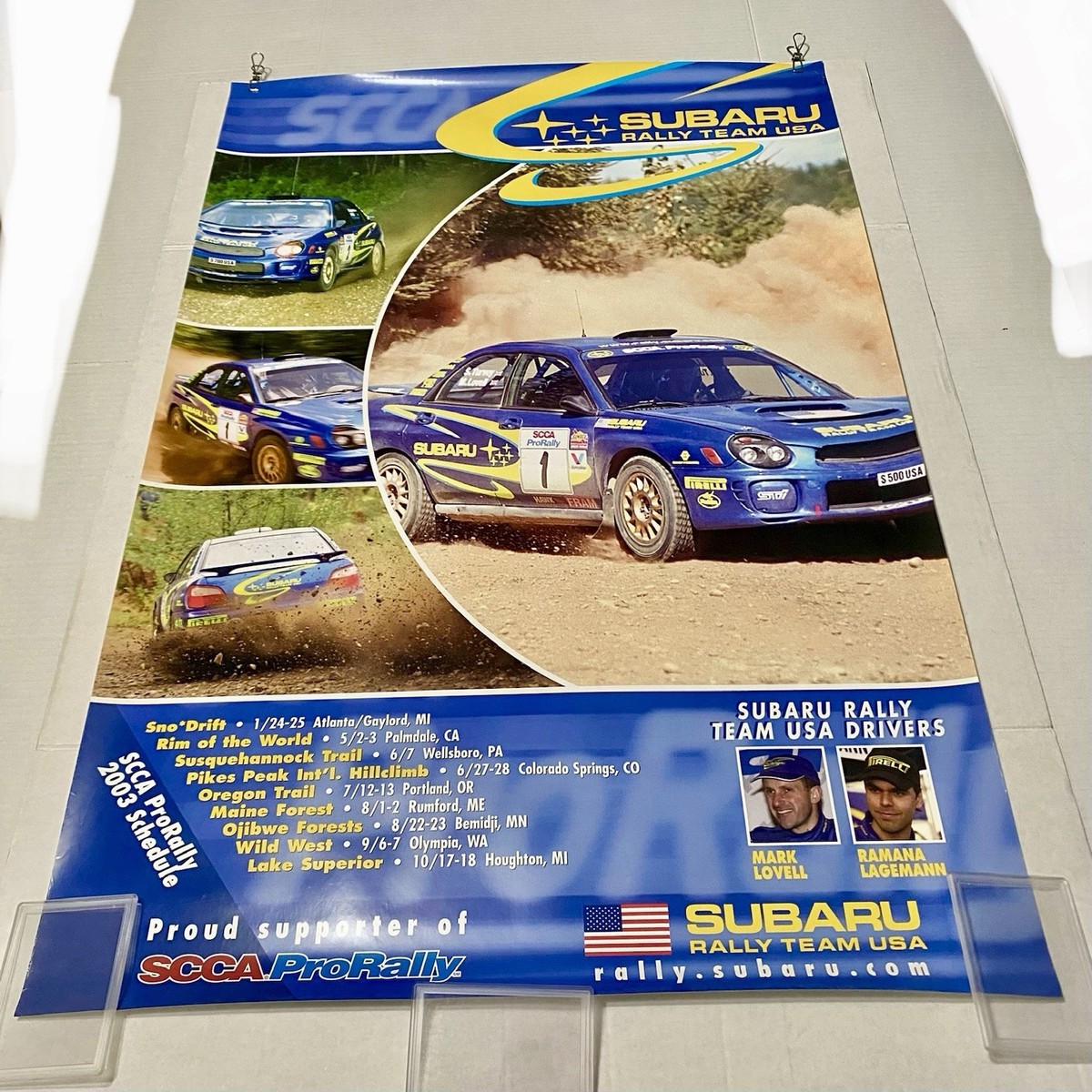 SUBARU Rally Team USA 2003 SCCA ProRally Schedule 36