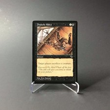 Magic: The Gathering Diabolic Edict MTG Tempest Vintage 1997 LP
