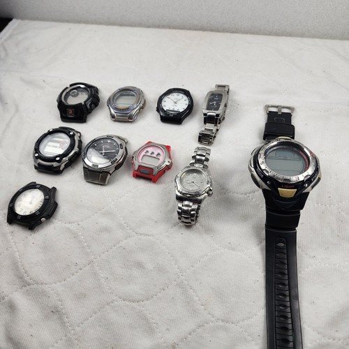 KONVOLUT 10 CASIO SPF-40 QUARZUHREN NUR FÜR TEILE ODER REPARATUR - Bild 2 von 5