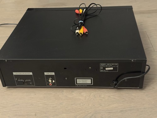 Sony CDP-C345 Compact Disc Player 5 Disc Changer Vintage Stereo W RCA Cable - Picture 8 of 15