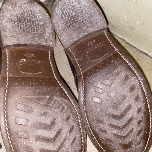 LL Bean Botas Hombres 10.5 Katahdin Iron Works Cuero Marrón Tapper By Gro Cord Sole - Imagen 7 de 14