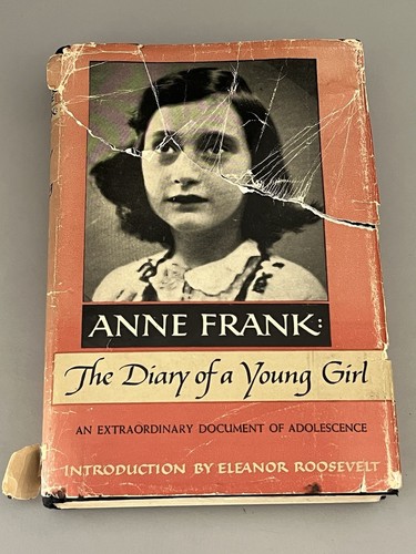 Anne Frank Das Tagebuch eines jungen Mädchens 1952 Doubleday Erstausgabe - grobe Form