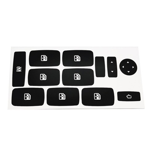 For Fiat Croma Window Button Repair Stickers for Knob Switch Restoration - Picture 4 of 9