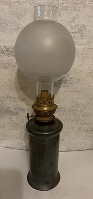 lampe a pétrole en étain napoleon - Photo 1/4