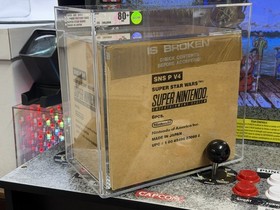 1992 Nintendo SNES Super Star Wars Factory Case of 6 VGA 80+ Graded Sealed Pop 1