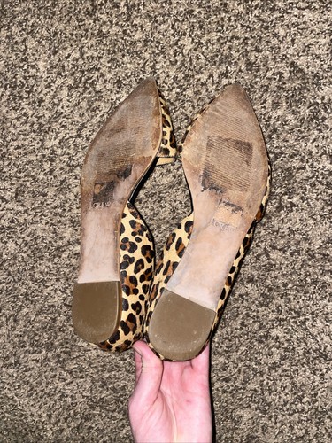J. Crew Flats schwarz & hellbraun Leopard 🐆 Ballerinas Größe 9 - Bild 7 von 7