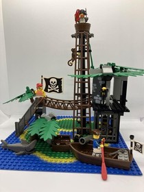 LEGO 6270 Forbidden Island Vintage Pirates Set Classic Treasure & Ship Hideout