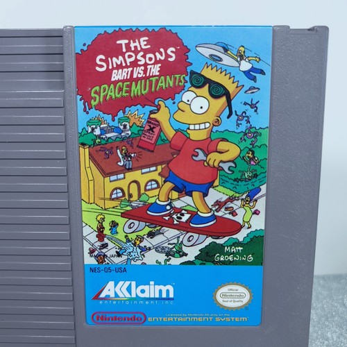 The Simpsons Bart vs. The Space Mutants NES Nintendo nur Spiel getestet & funktionsfähig - Bild 6 von 9