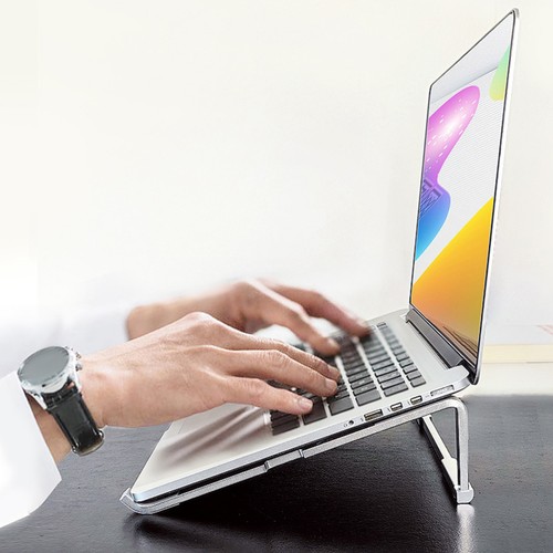 Laptop Desk Mount Stand Laptop Desk Holder Foldable Tabletop Computer Mount Rack - 第 1/12 張圖片