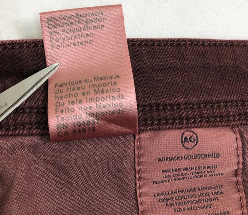 NWT AG Jeans Mens Tellis Modern Slim Fit Size 38 in 7 Years Sulfur Boysenberry - Picture 19 of 19