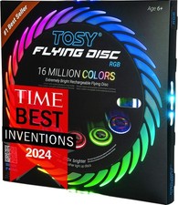 TOSY Flying Disc - 108 RGB Multicolor LEDs, Christmas Stocking Gift - RRP &pound;37.99