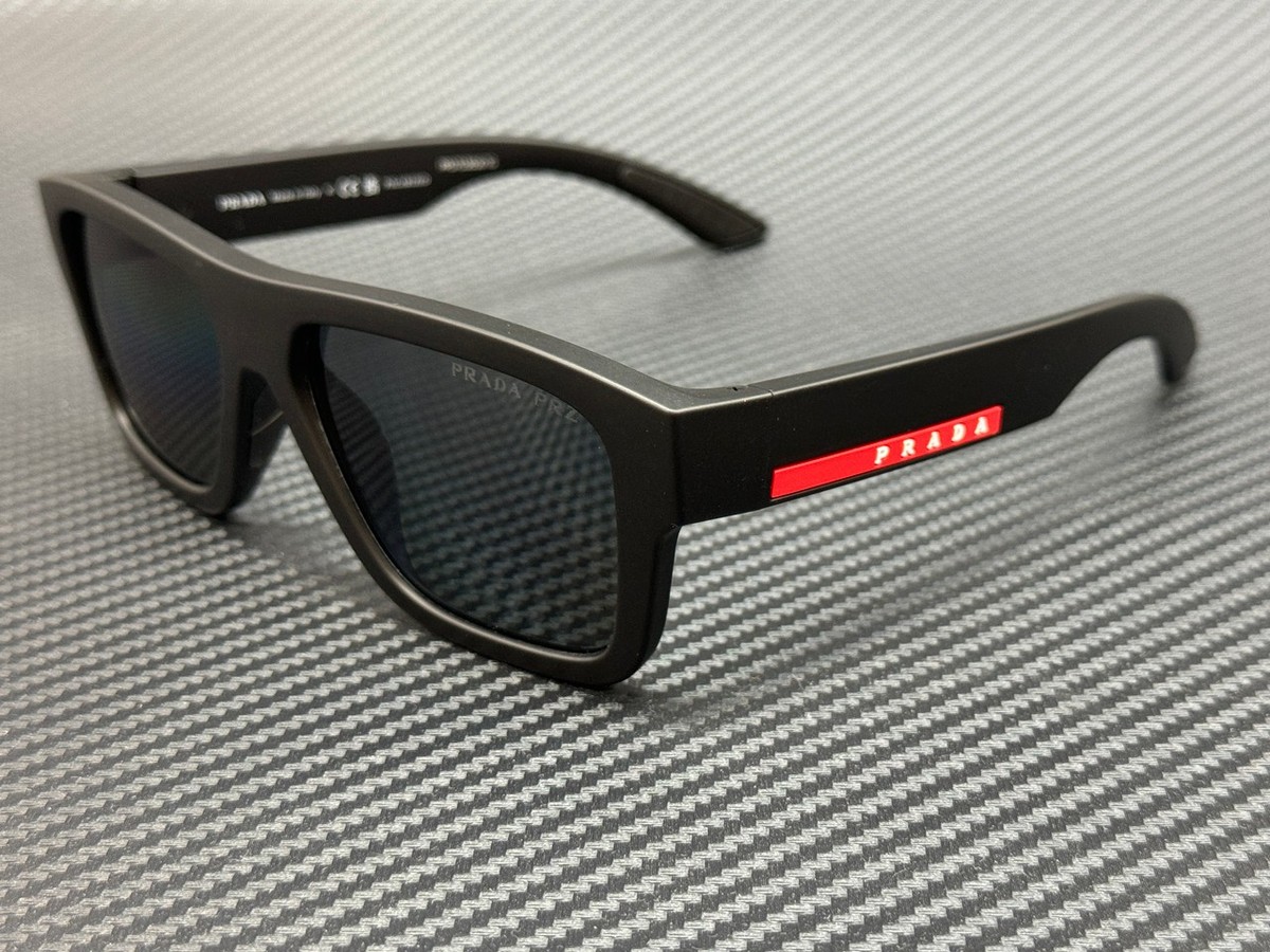 Prada “Polarized” Gray Sunglasses. Prada PR C08S S (50 - 20) with Grey lenses and Black frame  main image 4