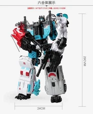 HZX Transformation Robot Toy KO 5-in-1/6-in-1 Defensor Bruticus Superion Set