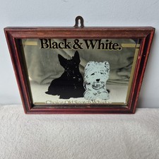 Black And White Old Choice Scotch Whiskey Pub Bar Mirror Man cave Vintage