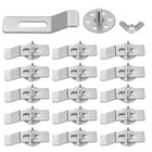 20 Pcs Sink Clips Heavy Duty Undermount Sink Brackets Stainless Steel Support
