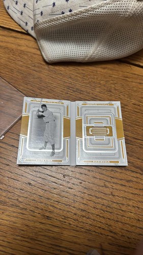 2023 Panini National Treasures Ralph Kiner Bat Relic Booklet Baseball Card