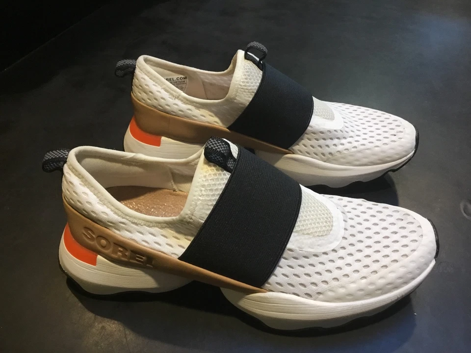 SOREL KINETIC IMPACT 系带运动鞋女式 9 懒人舒适二手状况完好 — 第 3/4 张图片