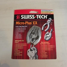 Swiss+Tech 9-In-1 Micro-Plus EX Stainless Steel Multi-Tool