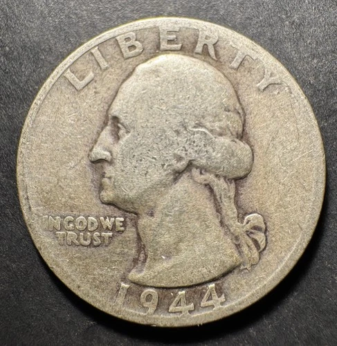 1944-S Silver Washington Quarter (Circulated) - (#5032) Very Fine Condition