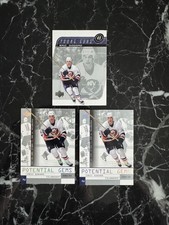 (3) Eric Godard 2002-03 Upper Deck Young Guns / UD Mask #1750 Rookie Card. rookie card picture