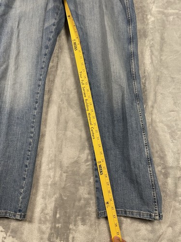Jeans Wrangler retrò slim dritto uomo taglia 36x34 western rodeo cowboy denim - Foto 7 di 8