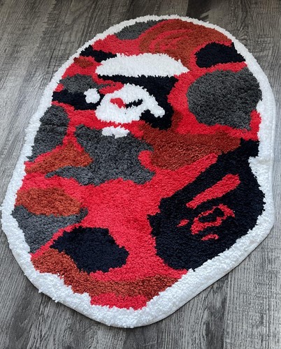 Tappeto Bape - fatto a mano e premium - 28 pollici L * 20 pollici L (70 * 50 cm) - tappeto Hypebeast -... - Foto 3 di 8