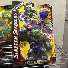 Heroes Of Goo Jit Zu Stretch Strikers Deluxe Hero Rock Jaw 20+ Battle Sounds