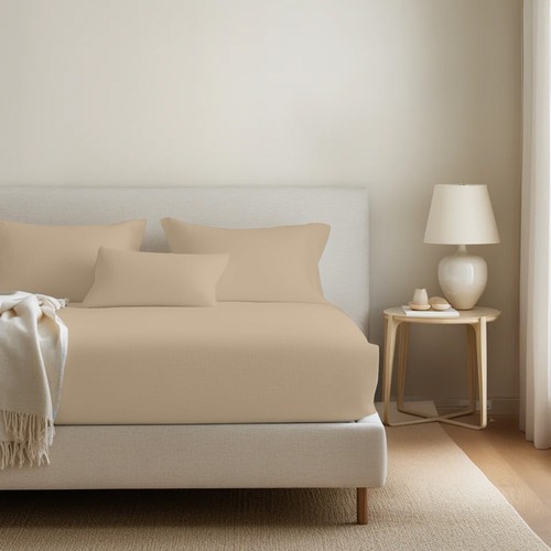 Double Size Fitted Sheet 25cm Deep Hotel Quality Microfibre Bed Sheets UK - Picture 4 of 81