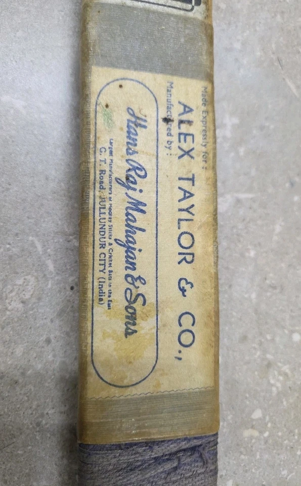 Hans Raj Majahan 1956 palo de hockey sobre césped olímpico Alex Taylor medalla de oro raro  Foto 2 de 4