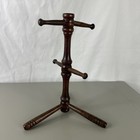 Vintage Wooden Bangle Holder Jewelry Stand for Women US 10” Tall