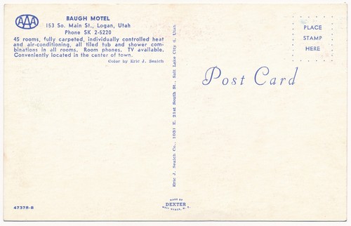 Baugh Motel, Main Street, Logan, Utah - Picture 2 of 2