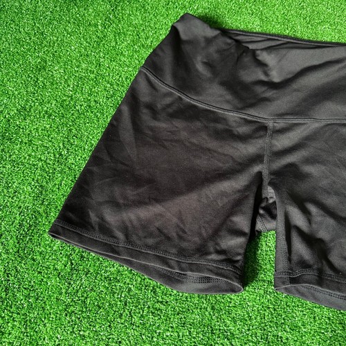 Reebok Midrise Black Compression Biker Gym Training Yoga Shorts Size S - Picture 4 of 9