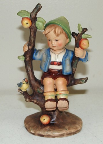 Neuwertig! Kein Crazing! Vintage großer 6,5" HUMMEL "Apfelbaumjunge" #142 TMK 1 / KRONENSTEMPEL - Bild 2 von 6