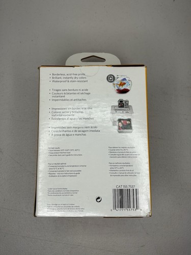 Kodak G200 Photo Paper Kit For G600 Printer NEW in Box 200 Sheets - Afbeelding 3 van 5