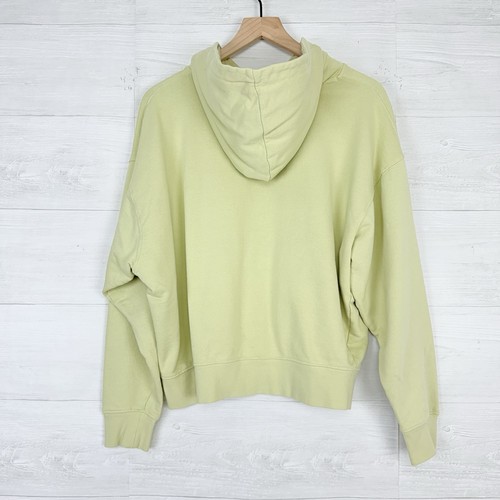 Revolve Weworewhat Oversized Pullover Hoodie Women Medium Cozy Pale Yellow Green - Picture 7 of 16