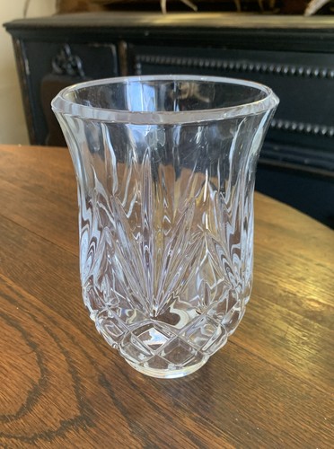 Crystal Hurricane Lamp Replacement Shade Cut Glass Globe Vintage 6 5/8” - Picture 9 of 21